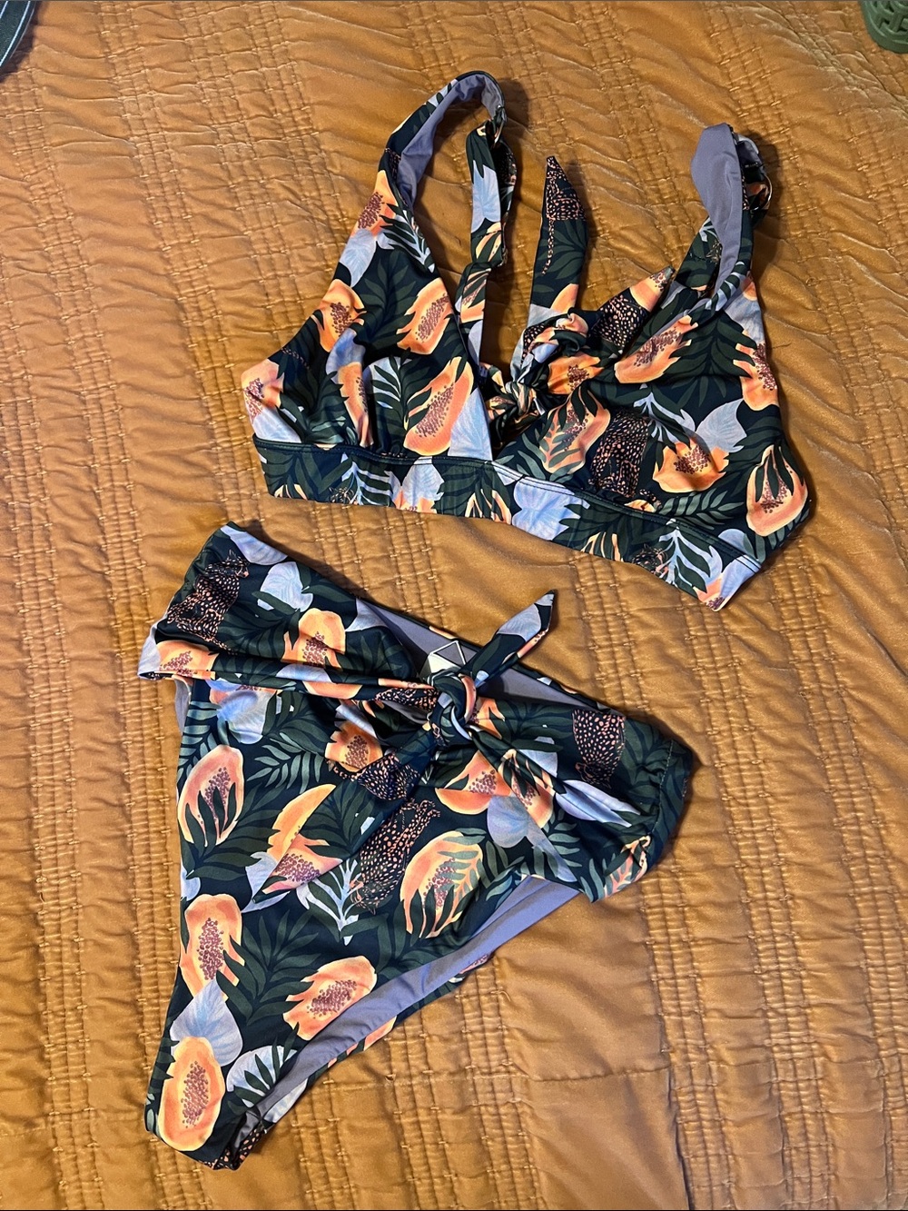 Floral Print Bikini Set